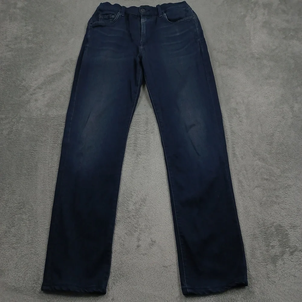 7 For All Man Kind Jeans Mens 30x30 Blue Denim Lux Sports‎ Slimmy Preppy Stretch